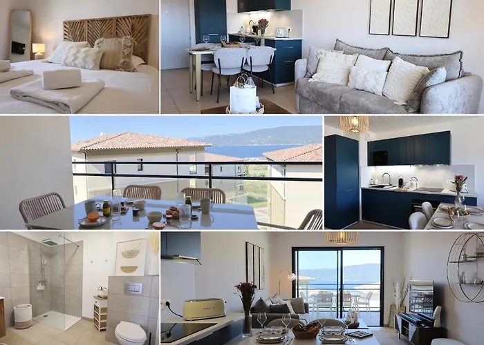 Casa Ana - T2 Vue Mer A 5 Min A Pied De La Plage * Propriano (Corsica)